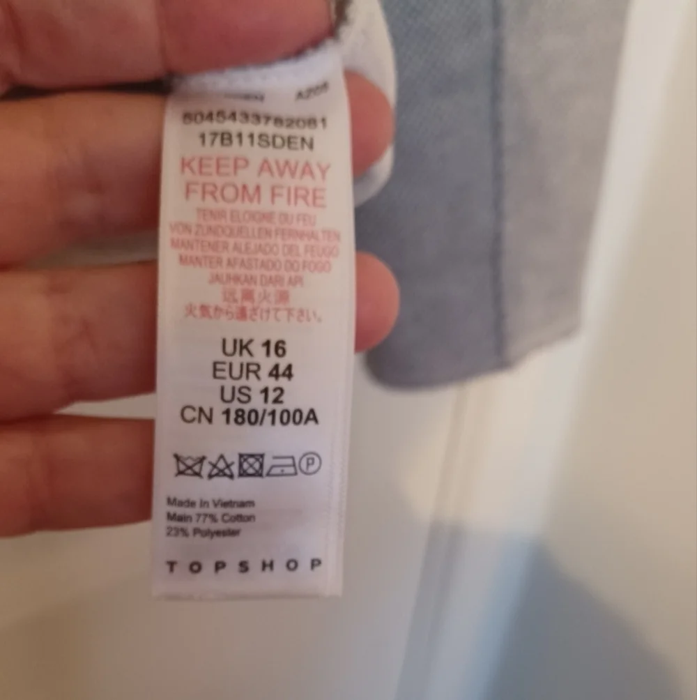 Topshop sweater jacket, size 12.